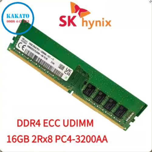 RAM 16GB 3200 SK Hynix ECC udimm cho máy trạm (Workstation).