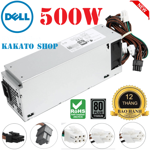 Nguồn Dell 500W Chính Hãng - H500EPM-00 | Tương Thích XPS 8940, Precision 3670, Optiplex 3050 3060 7080MT
